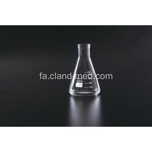 Erlenmeyer فلاسک مخروطی با فارغ التحصیلی